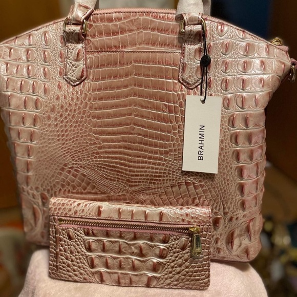 Brahmin Duxbury PinkIcing and wallet Ady